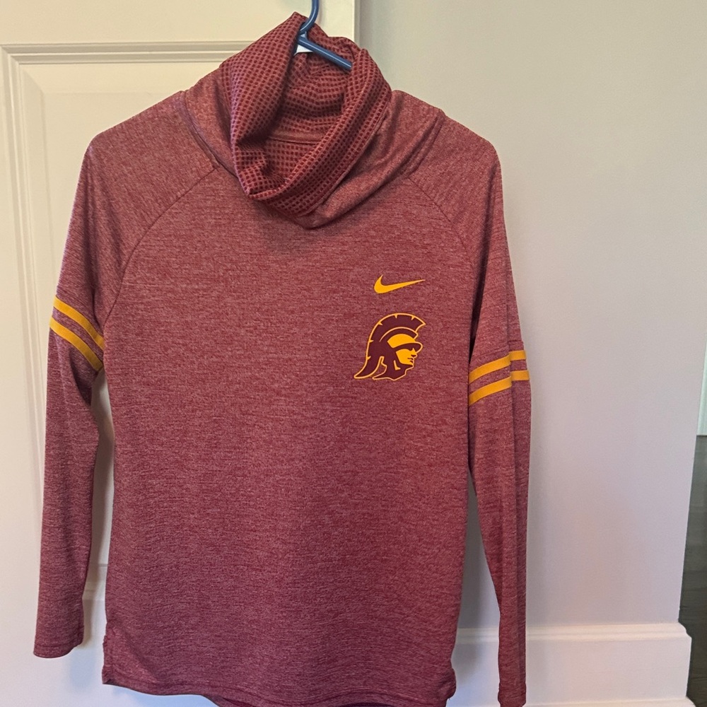 USC Nike cowl neck, light sweatshirt